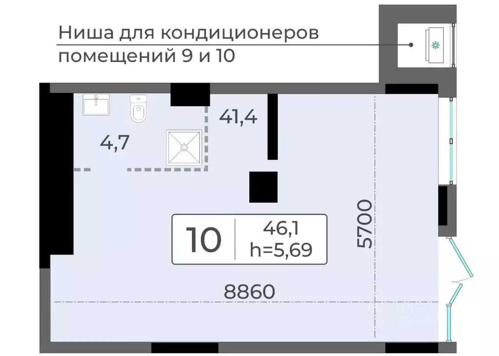 Помещение свободного назначения в Удмуртия, Ижевск ул. Анатолия ... - Фото 2