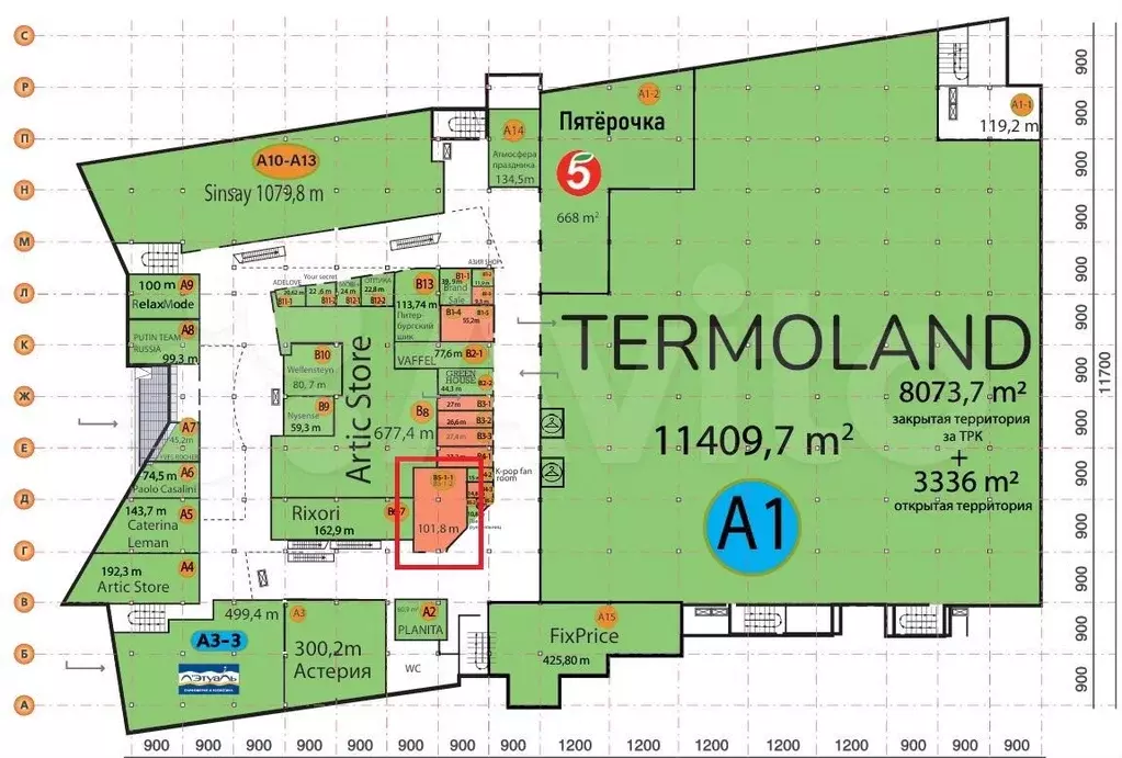 Торговая площадь, 101.8 м - Фото 0