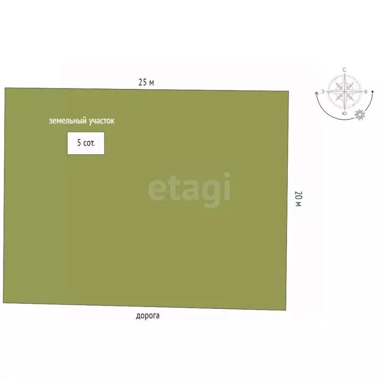 Участок в Крым, Керчь Дельфин садовое товарищество, ул. Солнечная (5.0 ... - Фото 2