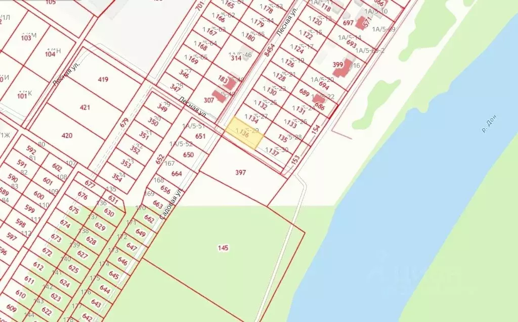 Участок в Воронежская область, с. Семилуки ул. Лесная (8.4 сот.) - Фото 2