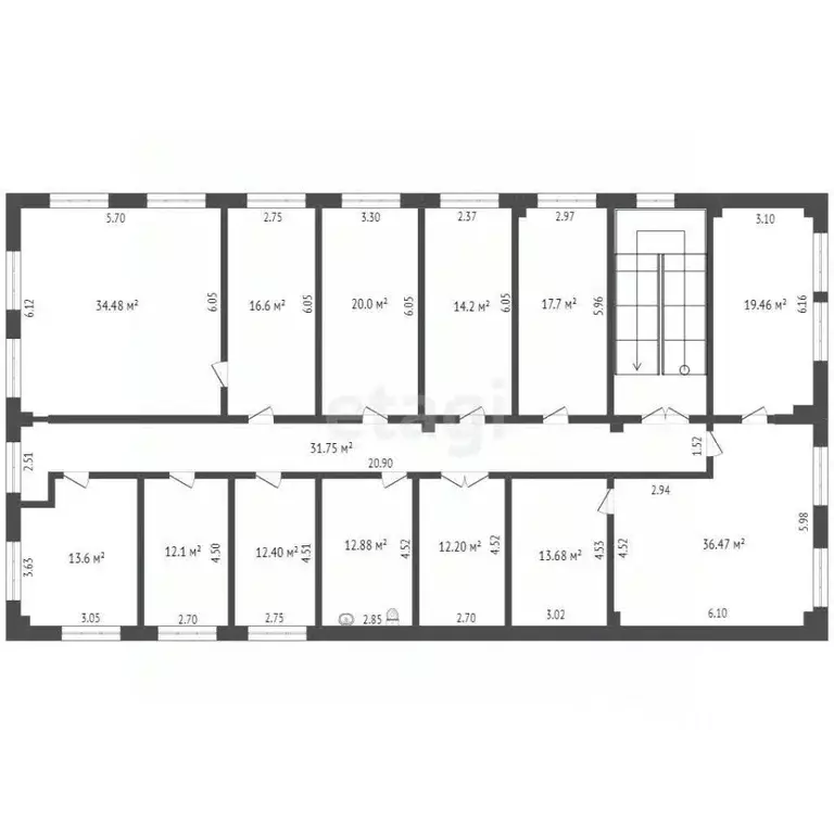 Офис в Коми, Усинск ул. Нефтяников, 50/1 (754 м) - Фото 1