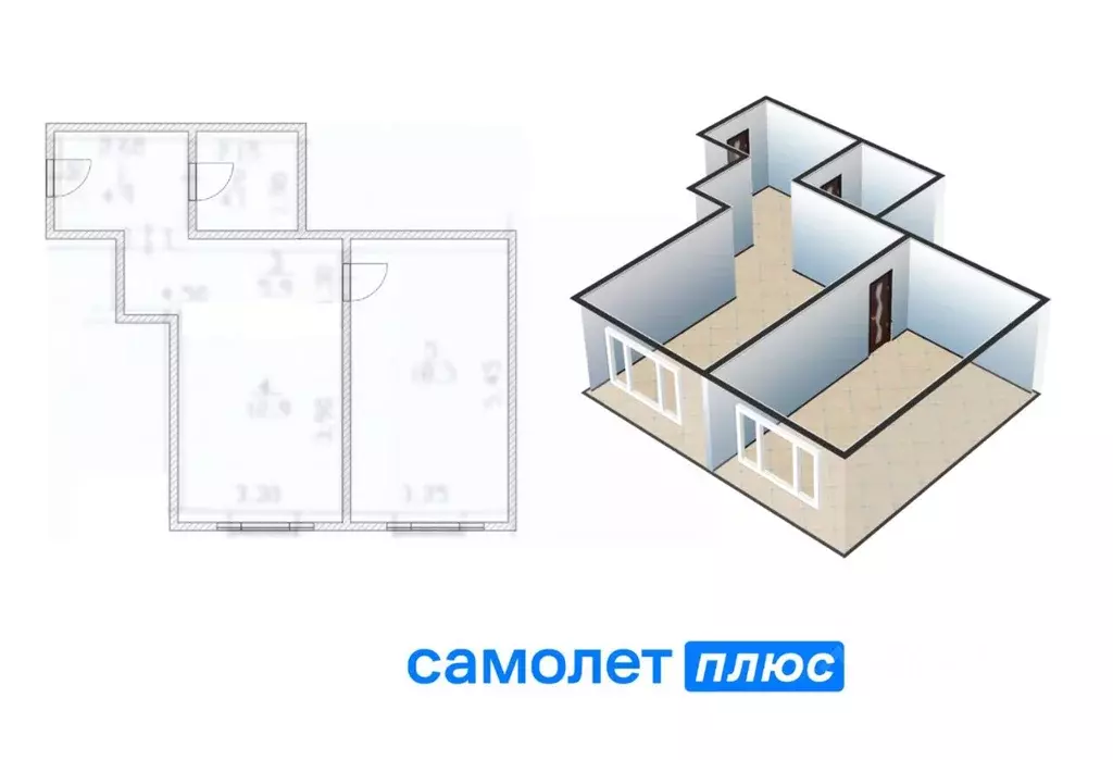 1-к кв. Кемеровская область, Кемерово ул. Тухачевского, 38к2 (46.1 м) - Фото 1