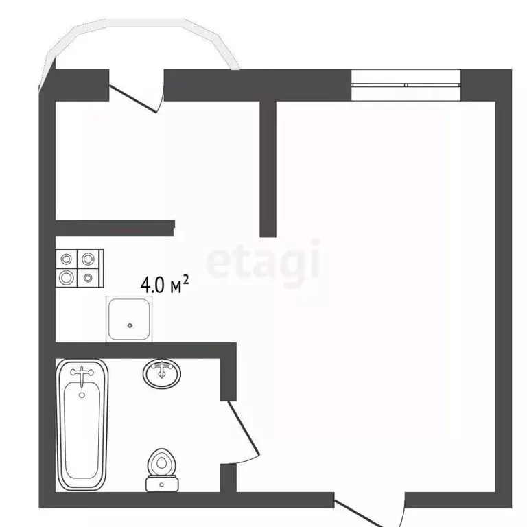 Студия Тюменская область, Тюменский муниципальный округ, д. Патрушева ... - Фото 2