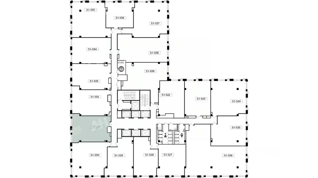 Помещение свободного назначения в Москва № 35 кв-л, 10 (100 м) - Фото 2