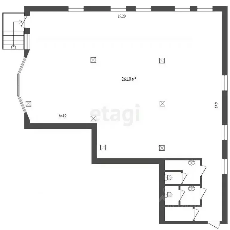 Помещение свободного назначения в Тюменская область, Тюмень ул. ... - Фото 2