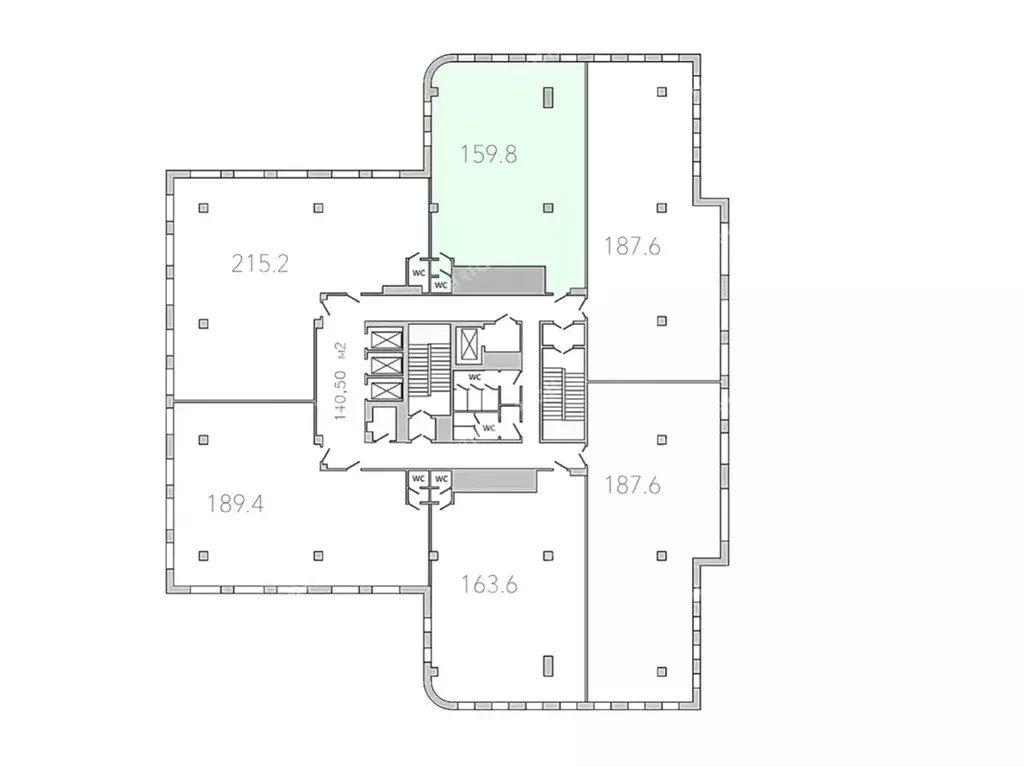 Офис в Санкт-Петербург Московский просп., 120Ас1 (160 м) - Фото 1