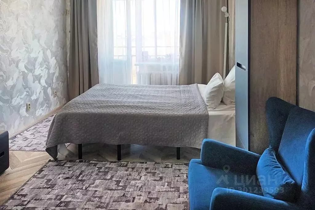 1-к кв. Калининградская область, Калининград ул. Сергеева, 61 (33.0 м) - Фото 1