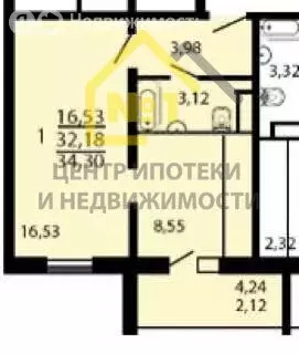 1-комнатная квартира: Челябинск, 2-я Эльтонская улица, 55 (32 м) - Фото 0