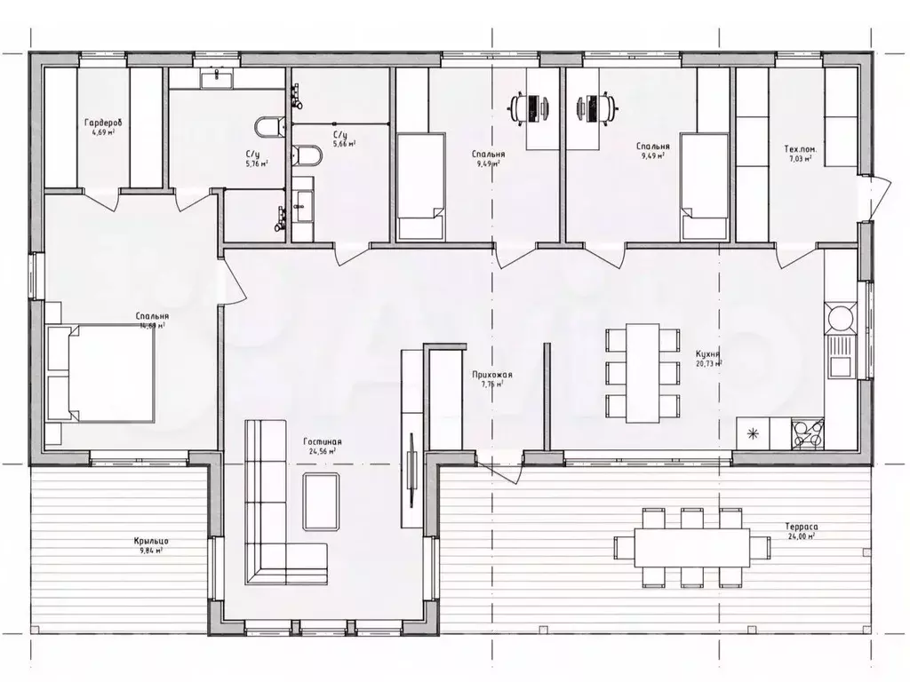 Дом в Ленинградская область, Шлиссельбург Кировский район, Октябрьская ... - Фото 2