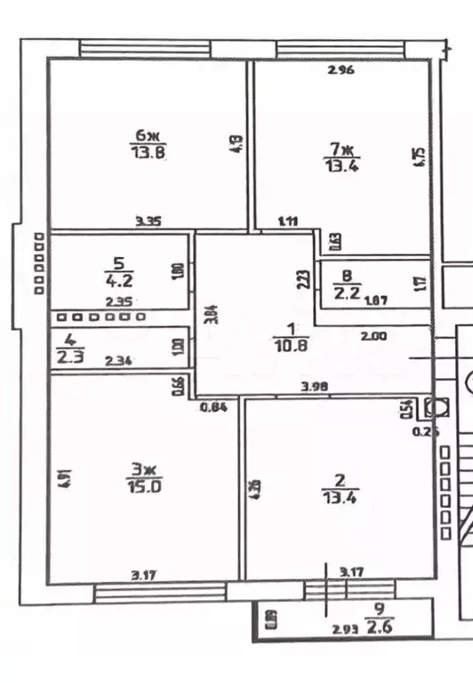 3-к кв. Калининградская область, Гурьевск бул. Рижский (75.1 м) - Фото 2