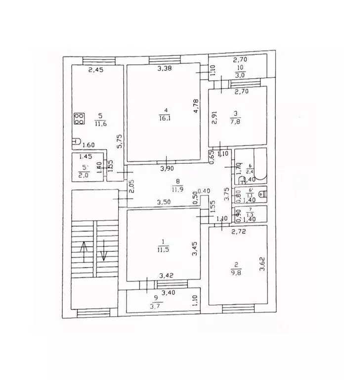 Квартира, 4 комнаты, 74 м - Фото 1