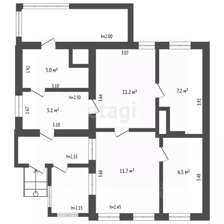 Дом в Белгородская область, Белгород Сумская ул., 417 (66 м) - Фото 2