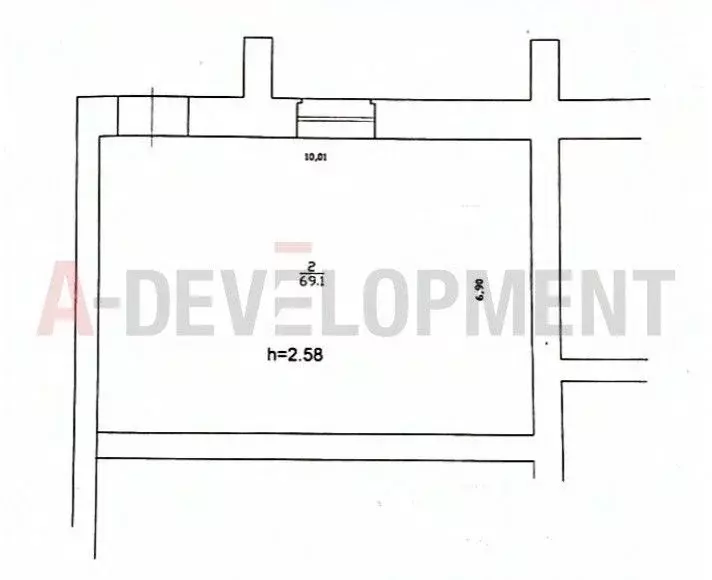 Помещение свободного назначения в Татарстан, Казань ул. Серова, 51/11 ... - Фото 2