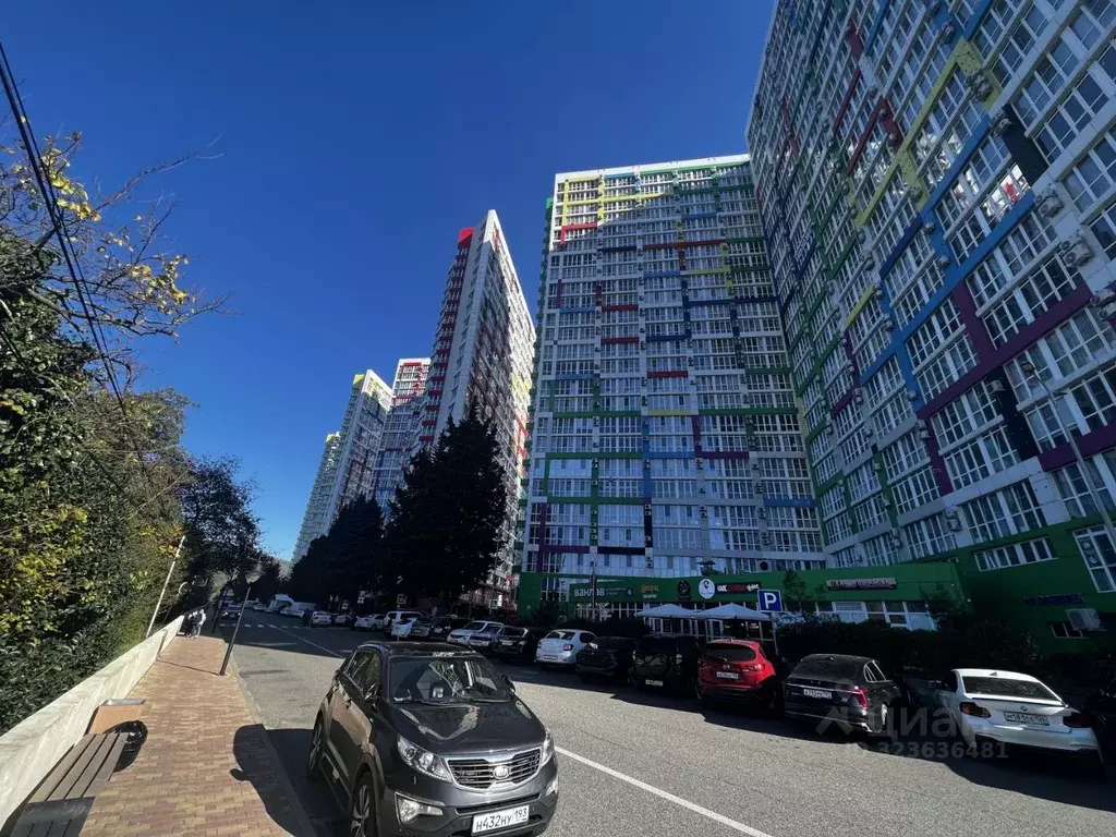 2-к кв. Краснодарский край, Сочи Пластунская ул., 123Ак2 (38.1 м) - Фото 1