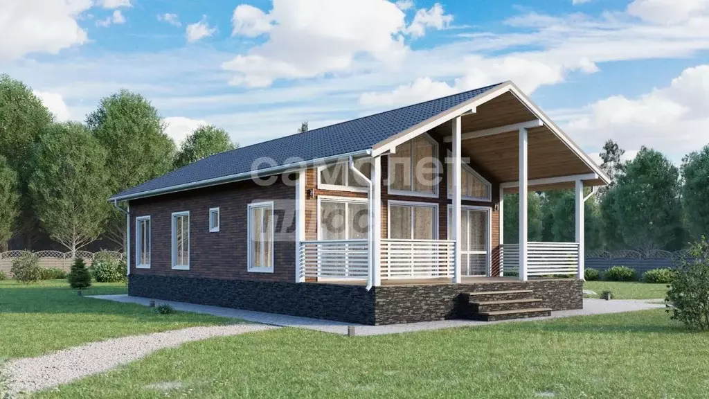 Дом в Марий Эл, Йошкар-Ола Ленинский просп. (90 м) - Фото 1