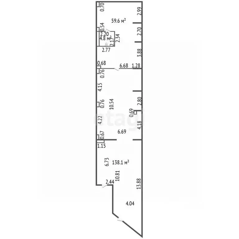 Помещение свободного назначения в Санкт-Петербург Планерная ул., 95к1 ... - Фото 2