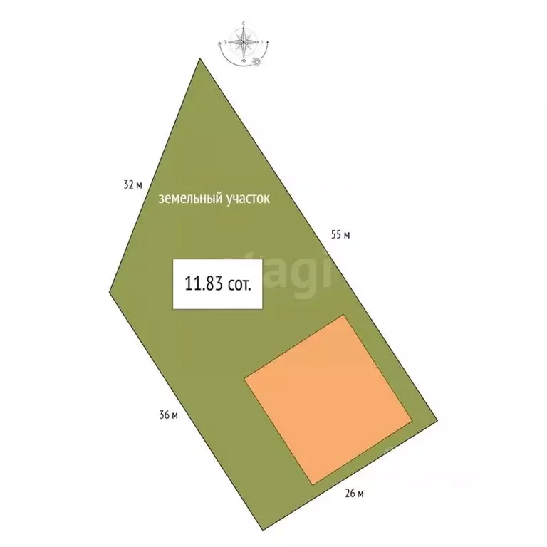 Дом в Новосибирская область, Бердск ул. Космическая, 52 (506 м) - Фото 2