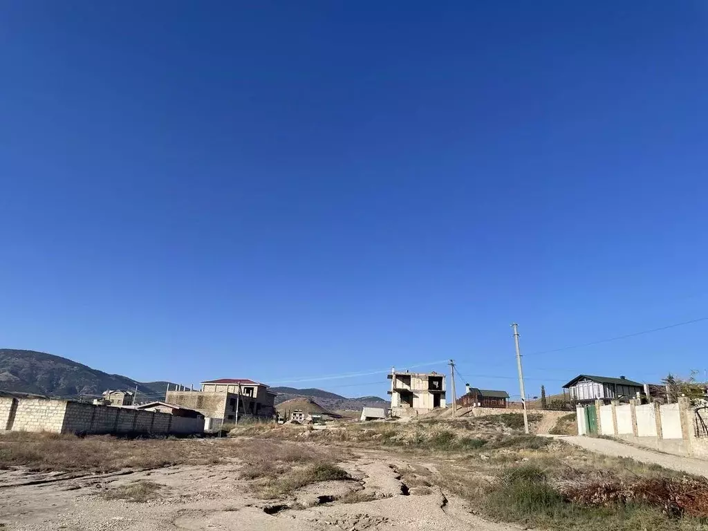 Участок в Крым, Судак муниципальный округ, с. Миндальное, Солнечная ... - Фото 1