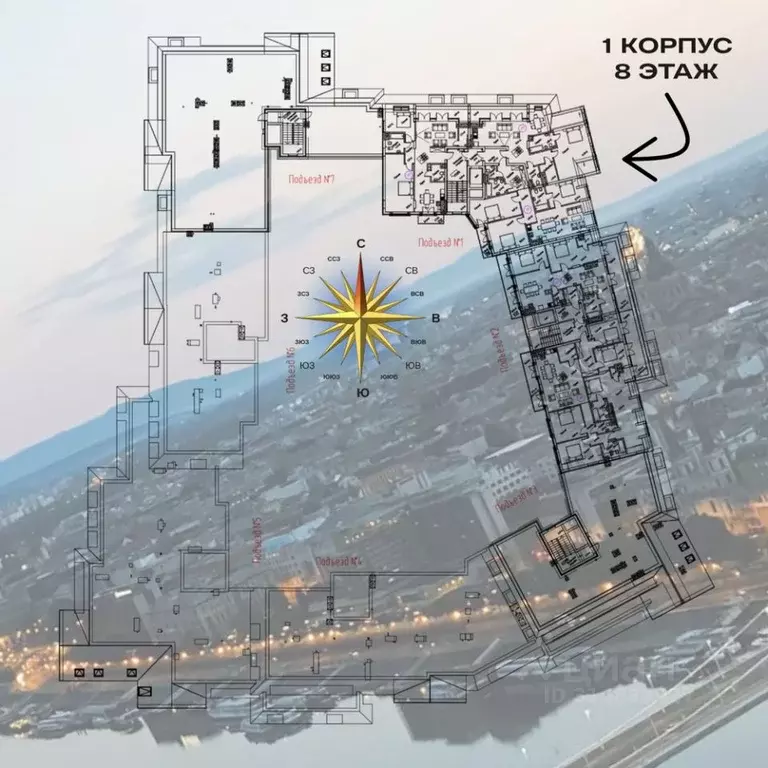 2-к кв. Калининградская область, Калининград Октябрьская ул., 12 ... - Фото 1
