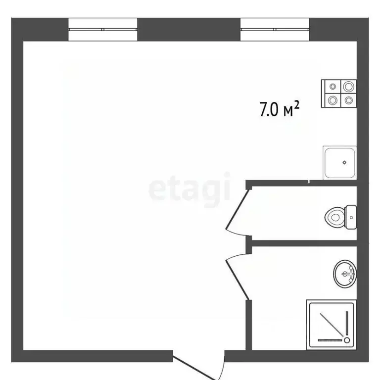 1-к кв. Московская область, Серпухов ул. Крупской, 3 (35.8 м) - Фото 2