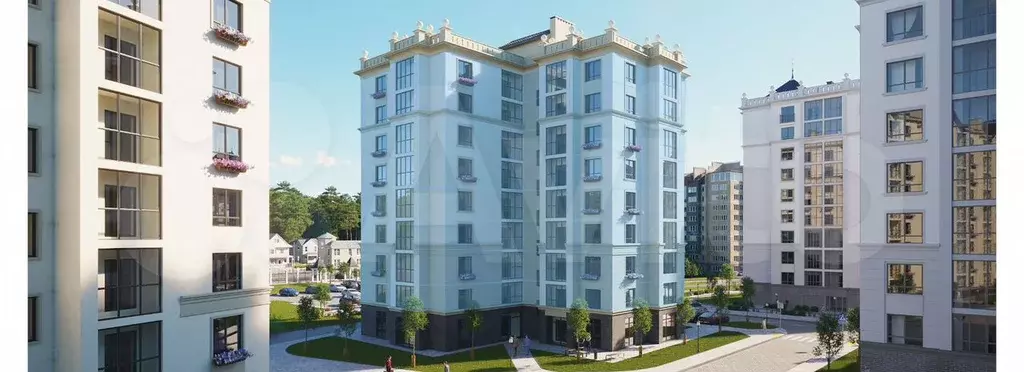 1-к. квартира, 38 м, 8/9 эт. - Фото 0