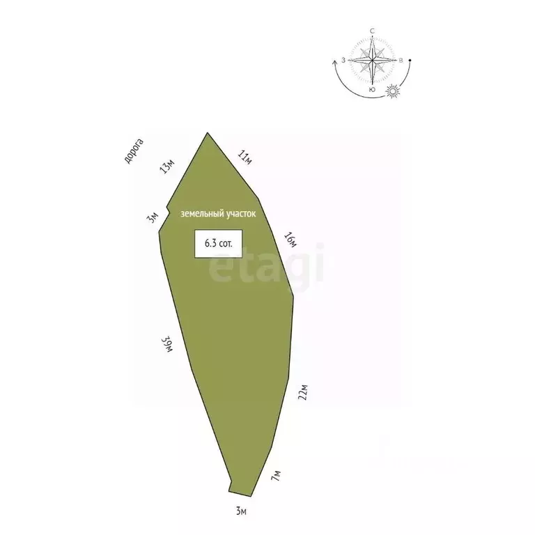 Участок в Крым, Ялта ул. Григорьева (6.3 сот.) - Фото 1