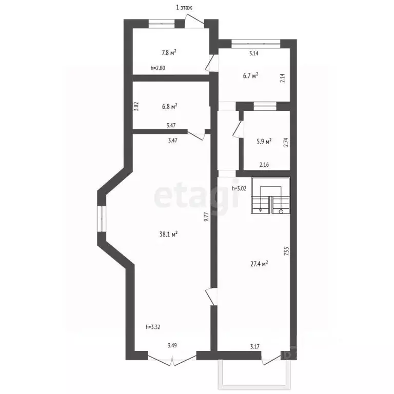 6-к кв. Камчатский край, Петропавловск-Камчатский ул. Топоркова, 9 ... - Фото 1