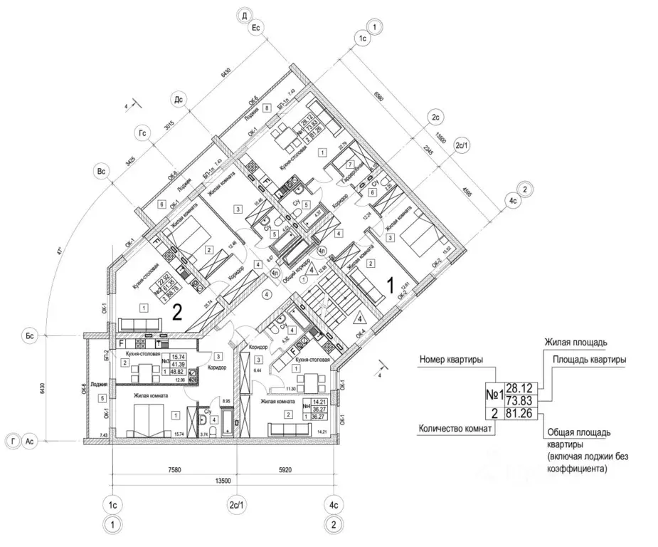 1-к кв. Смоленская область, Смоленский муниципальный округ, д. Ясенная ... - Фото 1
