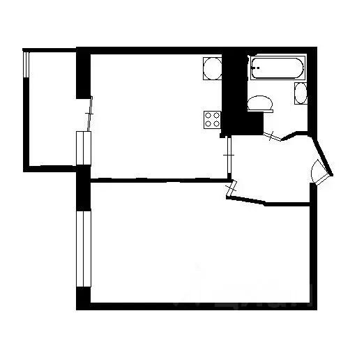 1-к кв. Ленинградская область, Мурино Всеволожский район, бул. ... - Фото 2