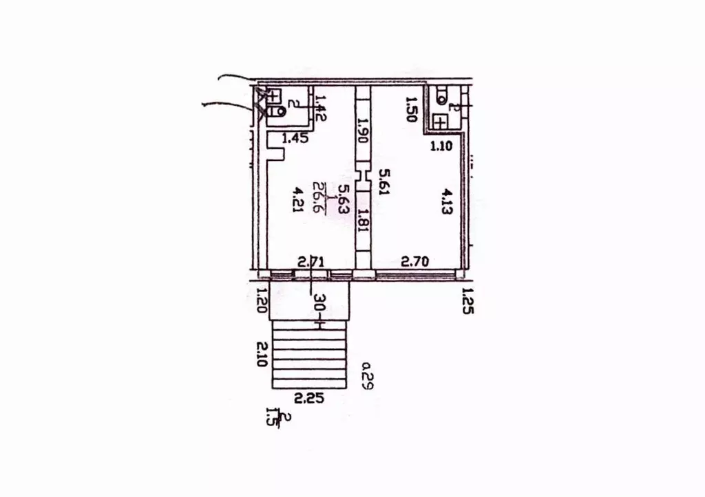Торговая площадь в Санкт-Петербург ул. Сикейроса, 6К1 (28 м) - Фото 1
