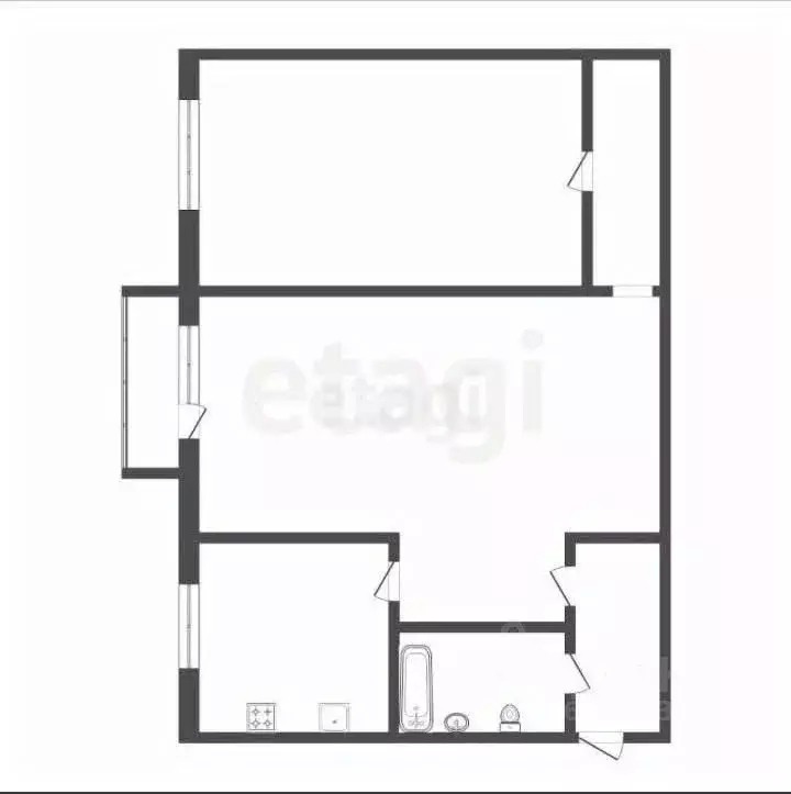 2-к кв. Мордовия, Саранск ул. Володарского, 92 (36.5 м) - Фото 1