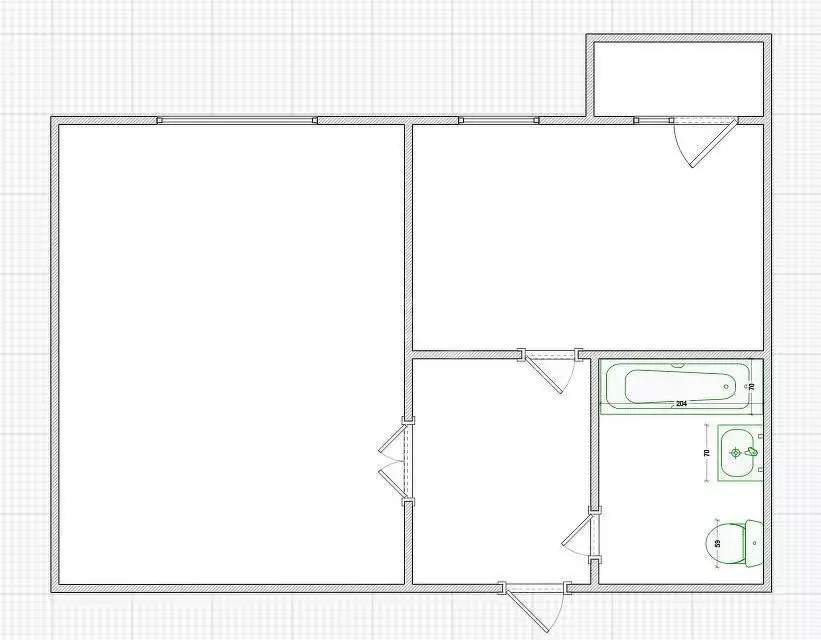1-к кв. Костромская область, Буйский район, Чистые Боры городское ... - Фото 2