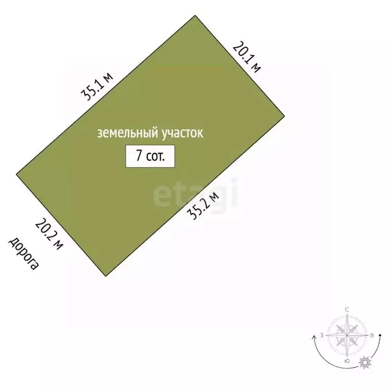 Участок в Крым, Ленино пгт ул. Цветочная (7.0 сот.) - Фото 2