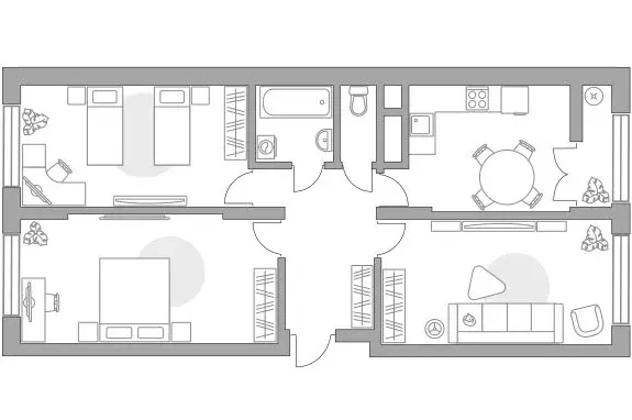 3-комнатная квартира: Балашиха, улица Яганова, 1 (66.31 м) - Фото 1