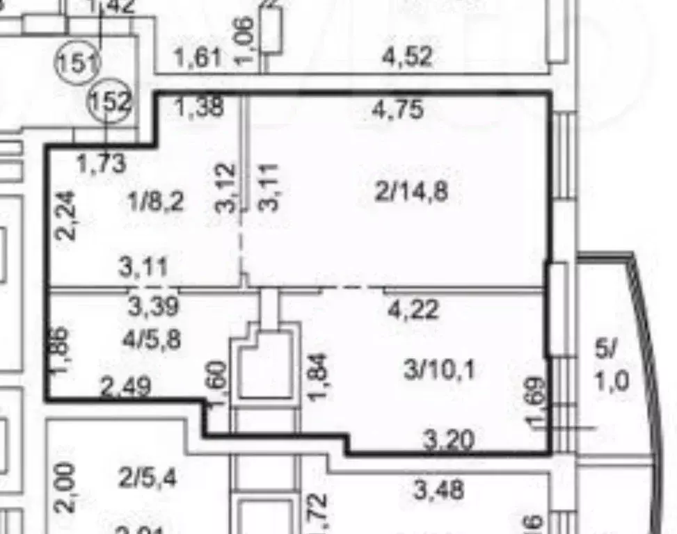 1-к кв. Пермский край, Пермь ул. Карпинского, 110А (38.0 м) - Фото 2