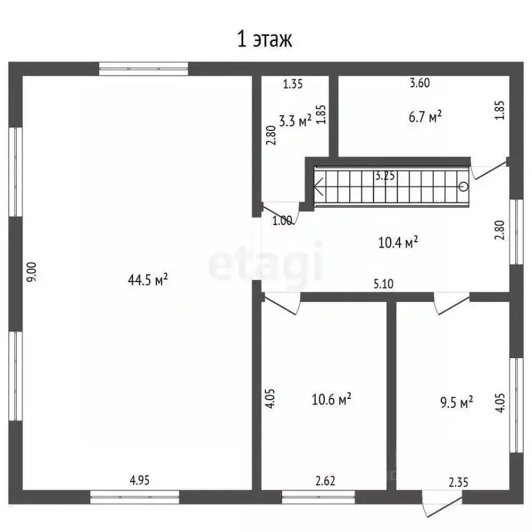 Дом в Архангельская область, Плесецк рп ул. Космонавтов, 1Д (174 м) - Фото 2