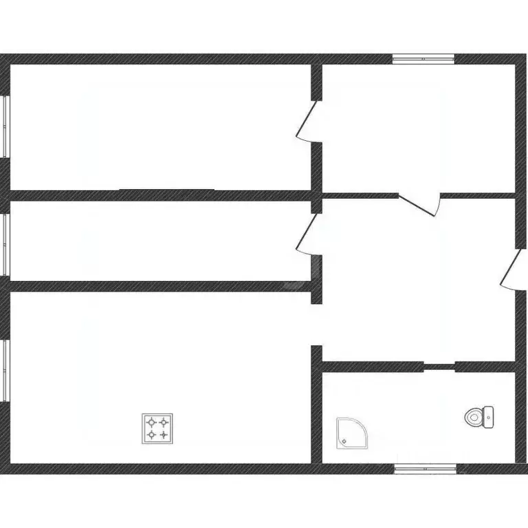 3-к кв. Смоленская область, Рудня ул. Мелиораторов, 31 (53.8 м) - Фото 1