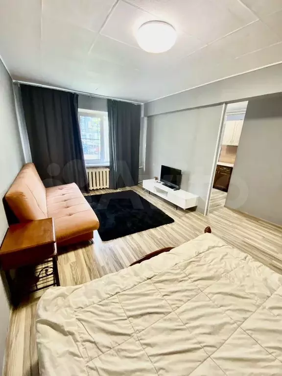 1-к. квартира, 32 м, 1/5 эт. - Фото 1