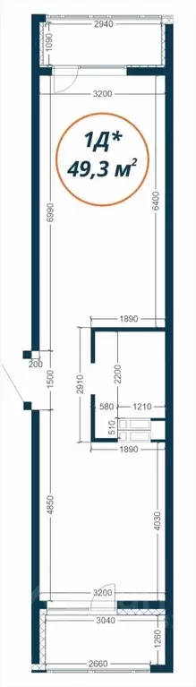 1-к кв. Приморский край, Находка  (49.3 м) - Фото 1