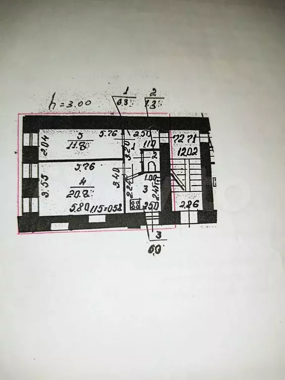 2-к. квартира, 46,2 м, 1/6 эт. - Фото 0