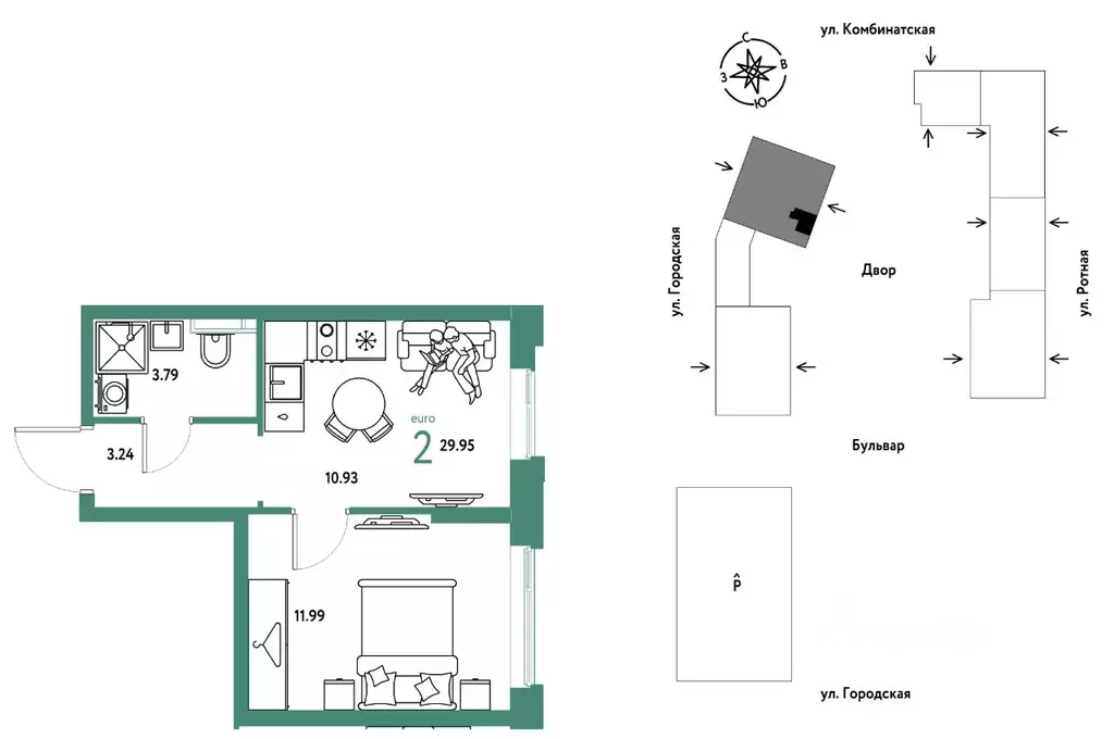 2-к кв. Свердловская область, Екатеринбург муниципальное образование, ... - Фото 0