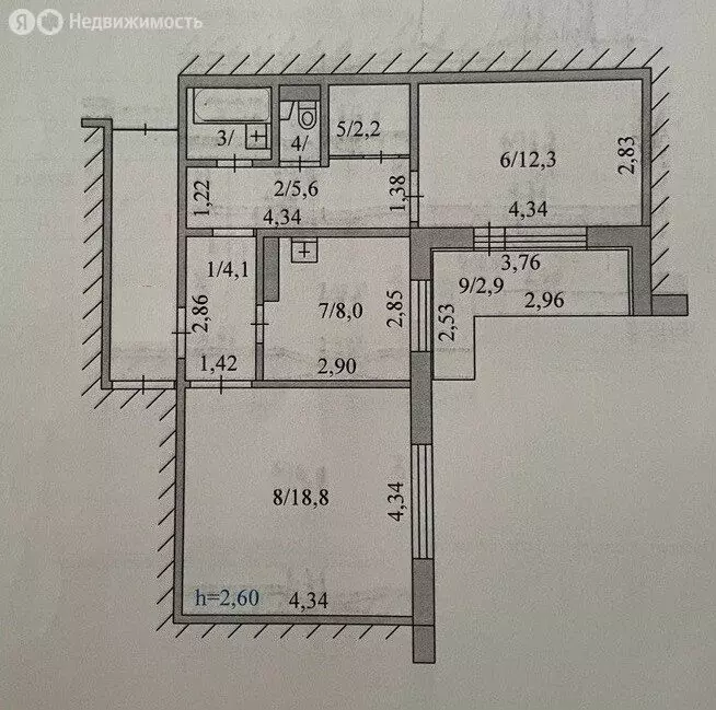 2-комнатная квартира: Пермь, улица Мильчакова, 30А (57.8 м) - Фото 1