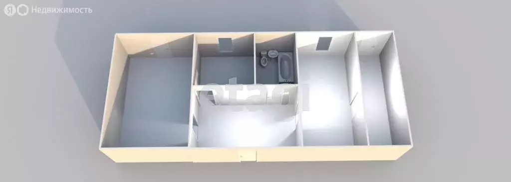 3-комнатная квартира: Южно-Сахалинск, Долинская улица, 28 (61.2 м) - Фото 1