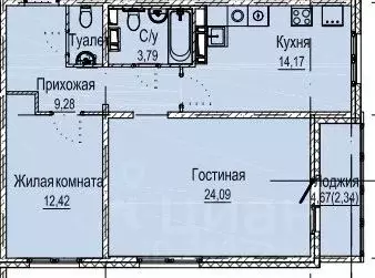 2-к кв. Нижегородская область, Нижний Новгород Лесной Городок мкр, ... - Фото 1