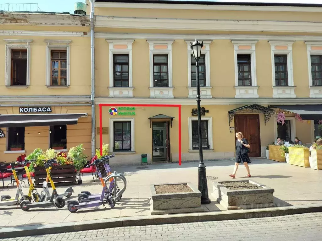 Помещение свободного назначения в Москва Большой Спасоглинищевский ... - Фото 2