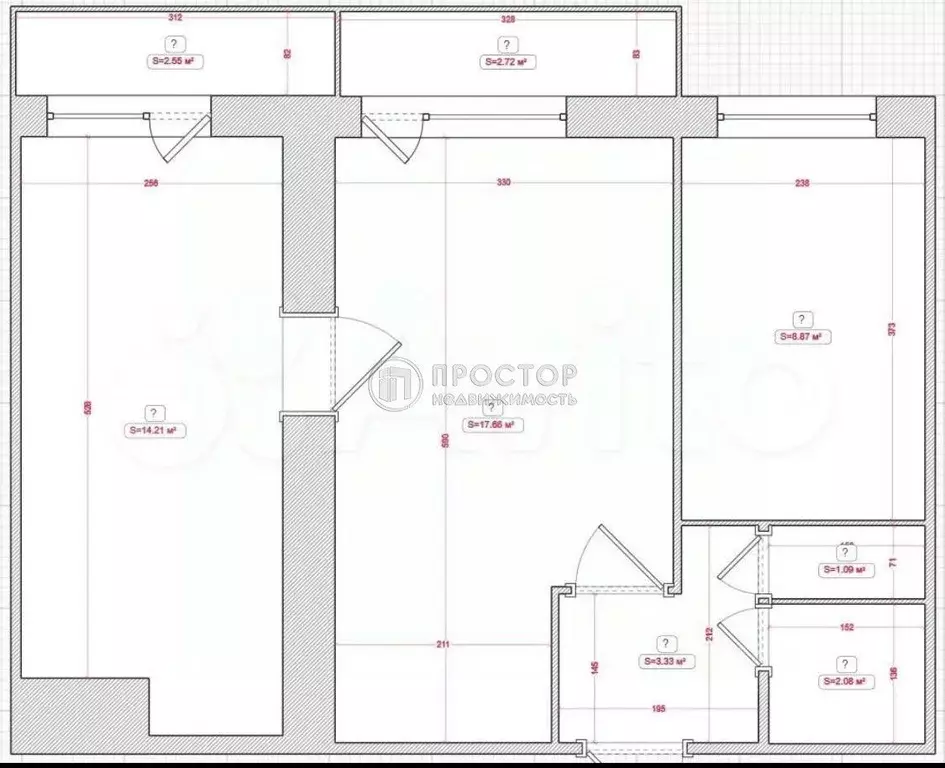 2-к кв. Москва Хорошевское ш., 39К1 (47.0 м) - Фото 2