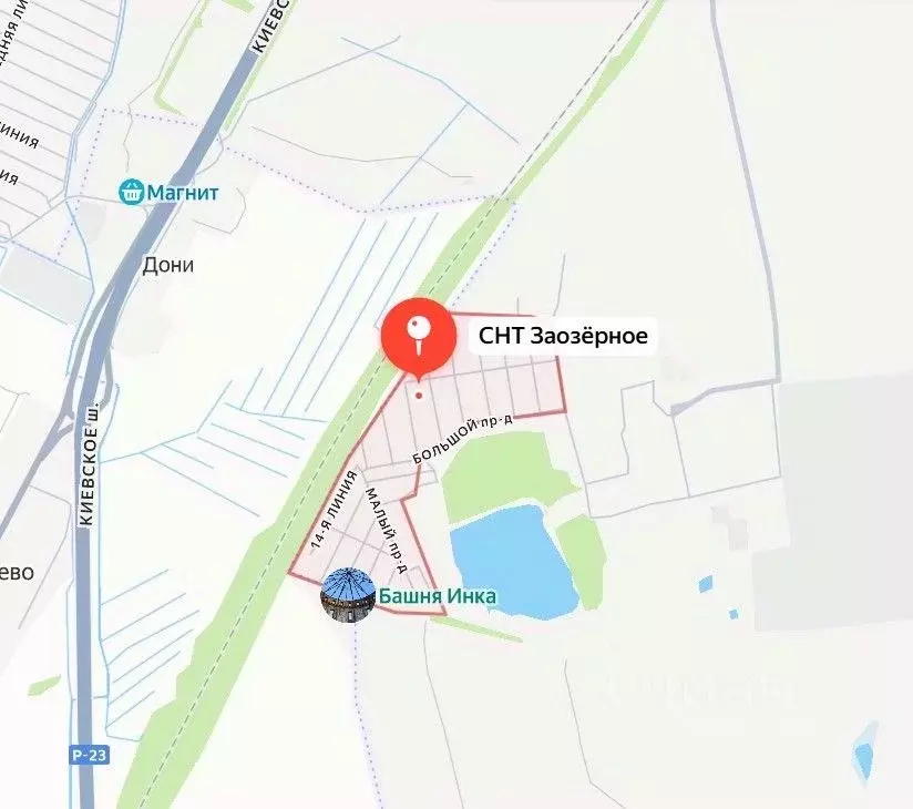 Участок в Санкт-Петербург, Санкт-Петербург, Пушкин Заозерное СНТ,  ... - Фото 1