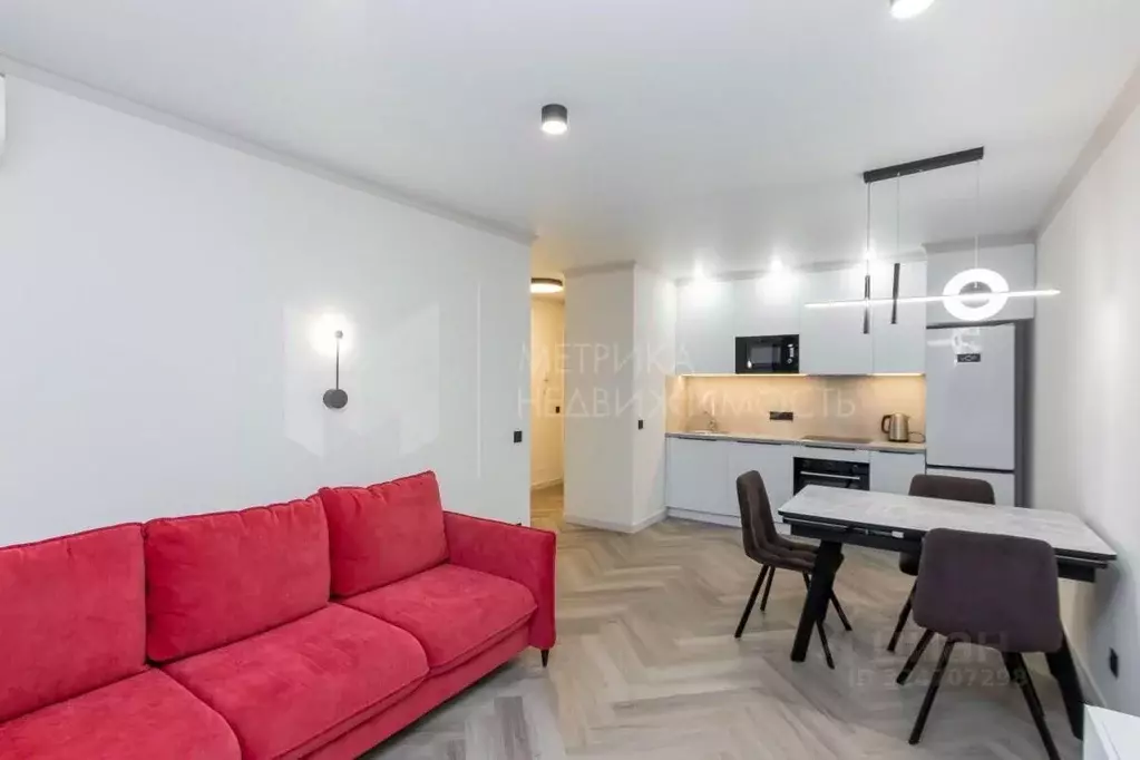 1-к кв. Тюменская область, Тюмень ДОК мкр, ул. Воронинская, 45 (40.3 ... - Фото 1