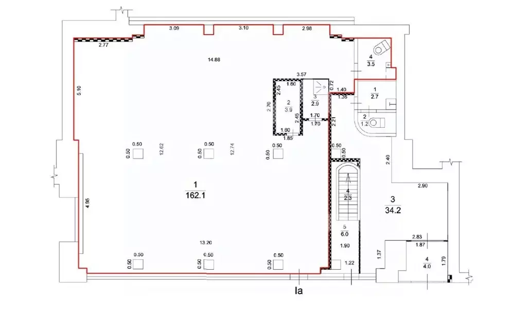Помещение свободного назначения в Москва ул. Академика Миллионщикова, ... - Фото 2