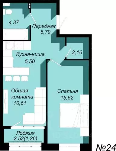2-к кв. Приморский край, Владивосток Учитель СТ,  (45.1 м) - Фото 0